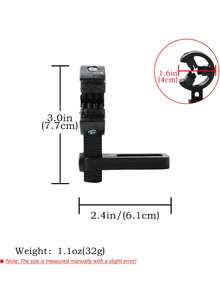 1pc Outdoor Hunting Archery Equipment ABS Material Bristle Arrow Rest, Bow & Arrow Accessories Black Bristle Arrow Rest Compound Bow Recurve Bow Universal Accessory, Protect Arrow Stability And Prevent Arrow Dropping, Archery Supplies