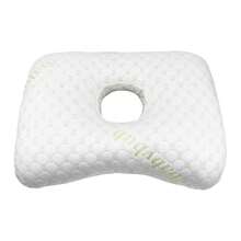 1PC Cotton Filling Ear Piercing Pillow Breathable Ergonomic Pillow With Ear Hole Portable Comfortable Earring Pillow