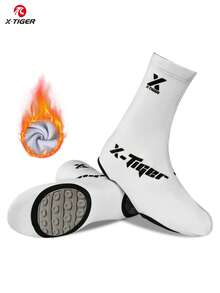 X-TIGER Winter Thermal Cycling Shoe Covers, Foot Warmer, Windproof Shoe Covers For Winter