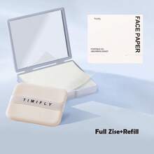 100 张便携式吸油纸，适用于油性皮肤护理，三合一，带镜子、粉扑、吸油纸、薰衣草、栀子花、绿茶、木炭天然柔软面巾纸，香味吸油纸控油纸巾，适用于男士女士旅行用品，方便拿取，吸油纸，美容，护肤品，水疗，自我护理，护肤工具，面部护理，美容师用品，皮肤，洗面奶，面部 - 彩色 - 查看 20