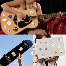 50 件耶稣基督教贴纸，圣经经文信仰贴纸乙烯基美学书籍阅读贴纸美学乙烯基贴纸高品质贴纸贴花剪贴簿、日记、笔记本电脑、保险杠、滑板、水瓶、电脑、手机贴纸可以为您的生活带来很多乐趣，是送给成人的完美礼物 - 彩色 - 查看 8