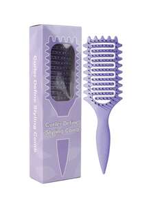 Curling Hair Styling Comb, Breathable Curl Comb, Unisex, For Shaping And Styling Curly Hair, Hair Styling Set - Multicolor - View 12