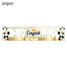 10件/20件/40件2026毕业主题水瓶贴纸用于庆祝毕业派对水瓶礼品包装装饰贴纸