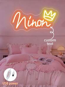 لافتة نيون مخصصة بالاسم، ديكور جداري شخصي، ديكور حفل زفاف، لافتة نيون باسم، لافتة نيون LED للمراهقين، هدايا شخصية، ديكور غرفة النوم، ديكور المنزل إضاءة LED USB، هدية عيد ميلاد، أعطها له أو لها، يوم الشباب، عيد الأب، حفل التخرج، حفل الزفاف، غرفة المعيشة بالمنزل، غرفة النوم، المكتب