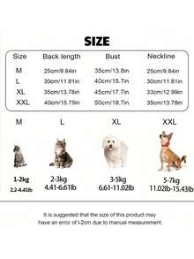 ملابس مخصصة للقطط والكلاب للربيع/الصيف، سترة محبوكة بنسيج مبطن مريح وقابل للتنفس، مناسبة للحيوانات الأليفة الصغيرة والمتوسطة الحجم، لوازم هدايا عيد الميلاد - متعدد الألوان - مشاهدة 3