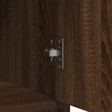 vidaXL Sideboard mit Schubladen und Türen Braun Eichen-Optik