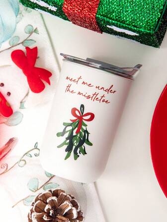 1 pieza Taza de café, de acero inoxidable, con aislamiento térmico y frío, taza de latte de alta gama y exquisita, ideal para café, té y batidos, regalo perfecto para Navidad, Día de San Valentín y Día de la Madre