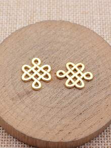 20 件 17x14 毫米（0.67x0.55 英寸）中国结幸运结连接饰物，适用于 DIY 手链制作、项链制作、珠宝制作、手工工艺品配件 - 中國結 - 查看 8