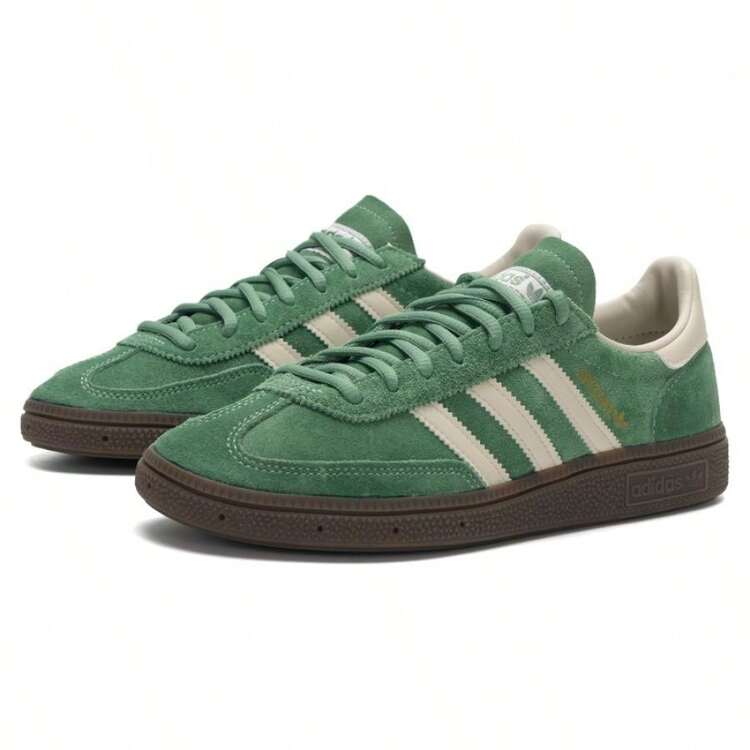 Adidas Giày thể thao trong nhà Unisex, chuyên dụng cho bóng ném, mũi chữ T, thiết kế cổ điển, màu xanh lá cây IG6192 - Xanh lá/Trắng - Xem 1