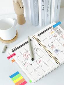 BUBU 2026-2027 Academic Year Weekly And Monthly Planner, Jan 2026 - Dec 2027, 6.5" X 8.2", Flexible Cover, Wirebound, School & Office Supplies Back To School Supplies - Multicolor - View 3