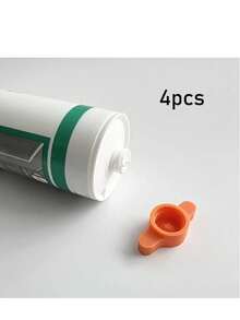 2/4 غطاء إغلاق زجاجي بالغراء، غطاء سيليكون للسدادة، لمنع جفاف أنبوب المادة الأساسية بسرعة، مناسب لأنابيب السدادة الزجاجية القياسية، تصميم مخروطي داخلي لتعزيز الإغلاق.