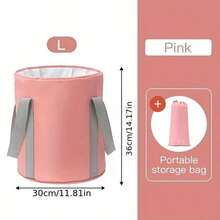 1个可折叠足浴盆，便携式旅行足浴盆，露营洗脚袋，家用足浴盆，旅行保温足浴袋，足浴桶