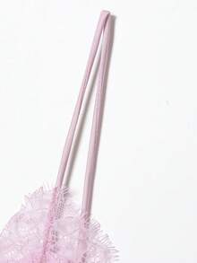 DEEKA Summer New Women's Fashion Sexy Asymmetric Lace Dress, European And American Style - Pink - View 4