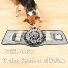 KM-P Floral Long Snuffle Mat For Dogs & Hamsters, Nose Work Training & Slow Feeding Toy - Multicolor - View 7