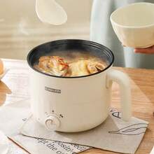 RAF Portable Electric Cooker & Steamer, Multi-Function Pot For 1-3 People, Convenient For Stir-Frying, Stewing, Steaming, Non-Stick Pot, Suitable For Cooking Chicken, Noodles, Rice, Soup, Porridge, Steamed Buns, Hot Pot And More