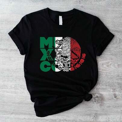 Mexico Shirt, Mexico Coat of AR-MS T-Shirt, Eagle…220 g de aL-Godón puro se tejen para una sensación de lujo y suavidad en la piel. Ropa de mujer avanzada Halloween de Navidad disfraz disfraz halloween mujer  mujer premium
