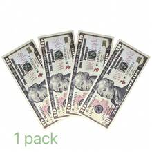 20 个 3cm * 1.5cm 微型纸盘 100 美元和 1 包 100 张常规尺寸纸 1$/2$/5$/10$/20$/50$/100$ 美元钞票，5/10/20/50/100/200/500 美元钞票新年装饰道具纸，假钱美元钞票新年礼物，美元情人节花束道具纸，节日礼物，派对道具纸，影视道具纸，拍摄道具纸，美元钞票道具纸是展示财富的最佳道具 - 彩色 - 查看 17