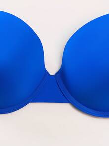 4PCS Minimalist And Comfortable, With Underwire Support And Adjustable Straps, For Women's Plus-Size Bras And Underwear - 彩色 - 查看 3