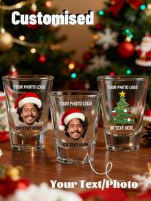 1 pezzo Bicchierino personalizzato, bicchiere da vino rosso, foto sul bicchierino, bicchierino personalizzato per compleanno, bicchierino con foto personalizzata, multifunzionale, decorativo, antimuffa, riutilizzabile, facile da pulire, carino, di alta qualità, moderno, personalizzato, unico, regalo ideale per lui, regalo unico per lei, lei, fidanzata, famiglia, amici