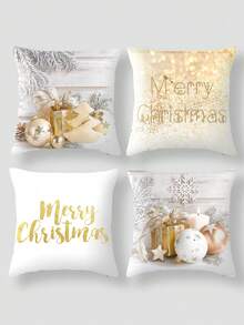 4入組白金聖誕球禮物 - 彩色 - 查看 13