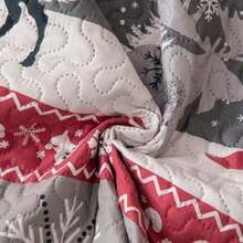 TieyaChkis - Juego de funda de sofá cama de 5 piezas para cama individual, edredón ligero para todas las estaciones, con fundas a juego y almohadas decorativas, funda de cama de doble cara, 39 x 75(Rojo y gris 39"x75") - Tipo 1 - Ver 7