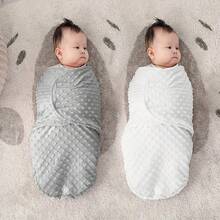1 pieza Manta de envolvimiento cálida de otoño e invierno, una manta de envolvimiento para bebé de 0 a 6 meses - Regalo para recién nacidos de poliéster suave, suave y cálida, lavable a máquina, con diseños de dibujos animados lindos, perfecta para el primer mes del bebé, baby showers y celebraciones, regalos para fiestas de cumpleaños.