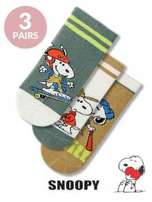 5/3/1Pair Snoopy Men's And Women's Creative Cartoon Patterns Fashionable, Versatile, Soft And Comfortable Socks - Multicolor - View 8