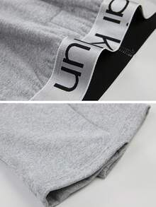 CXYIN 1 pezzo Leggings termici imbottiti da uomo, confortevoli, non deformabili, pantaloni caldi per uomo, adatti per autunno/inverno, riscaldanti - Grigio - Visualizzare 9