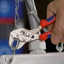 KNIPEX Tools - Llave de alicates, acabado negro, multicomponente (8602250)(Agarre cómodo de 6 pulgadas) - Tipo 1 - Ver 6