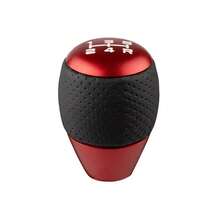 5 速换档旋钮，带 M8、M10、M12 适配器，通用铝合金汽车换档旋钮，皮革换档杆 - 均碼 - 查看 6