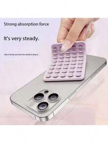 1PC Silicone Sucti On Phone Case Mount,Phone Suction Grip,Octobuddy,Sticky Phone Grip, Adhesive Phone Stand Sticky For Cell Phone - Multicolor - View 4