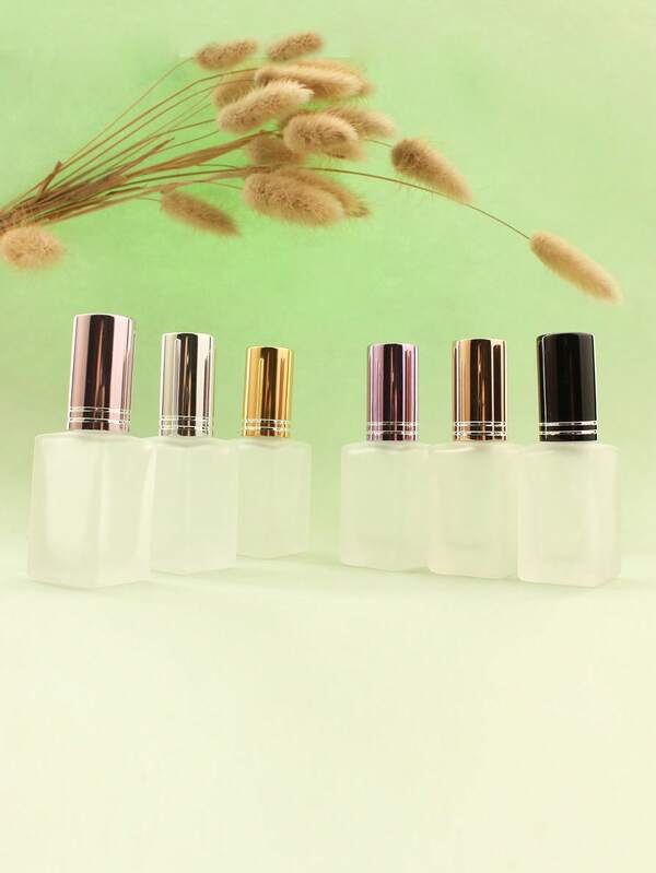 3 Stücke/5 Stücke/10 Stücke/20 Stücke mattierte quadratische 10ml nachfüllbare Parfüm/Toner Sprühflasche, tragbarer Probenbehälter für Essenz Wasser, Roségold/Pink/Lila mit Pumpzerstäuber