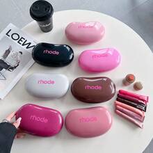 Bolsa de regalo Hailey de edición limitada, neceser de silicona, disponible en 7 colores. Neceser de viaje ligero, neceser y neceser. - Bolsa de cosméticos + caja de color rojo rosa - Ver 5