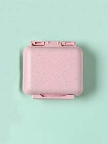 Mini 6-Compartment Pill Box, Portable 6-Grid Pill Case, Sealed Medication Box, 6-Day Pill Organizer