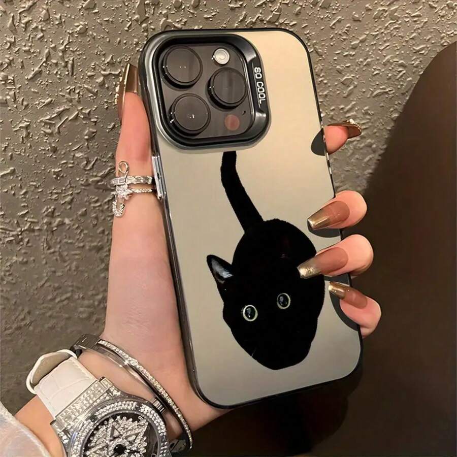 Una funda para teléfono impresa con un diseño adecuado para varios modelos de , incluyendo los más recientes, con un patrón de degradado de moda y función de protección láser, compatible con teléfonos G y fundas para teléfonos Max. - Colores mixtos - Ver 1