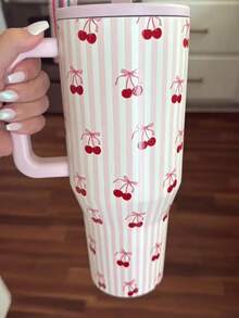 HYDRO-Jug Tumbler Water Bottle, Leak-Proof Travel Mug, Suitable For Coffee, Cold Drinks And Daily Use - 甜櫻桃 - 查看 3
