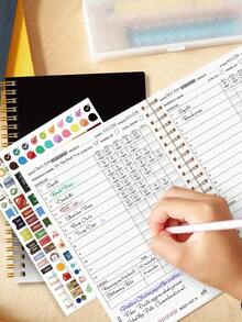 BUBU 1本A5精装健身日志，用于每日健身追踪、目标设定、女性减肥、培养健康习惯，适合工作、家庭、学校和办公室使用。 - 野獸模式 - 查看 3