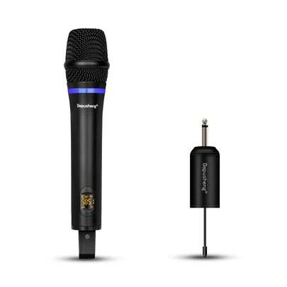  Depusheng Professional W7 Wireless Microphone UHF Handheld Dynamic Karaoke Mic System For Karaoke Party Church
