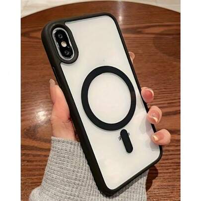 适用于 X/XS Max/XR/11 的透明防震磁吸手机壳，多种颜色可选