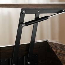 Butterslay 1PC Rustic Lift-Top Coffee Table, Center Table With Hidden Compartment & Open Shelf, Space-Saving Side Table For Living Room, Reception Room, Office - cà phê espresso - Xem 7