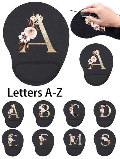 符合人体工学的EVA腕托垫，防滑记忆海绵鼠标垫，舒适亲肤桌面支撑垫，适用于办公电脑，舒适电脑笔记本鼠标垫，返校季必备