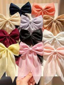 8pcs Random Hair Accessory Set, Including Ribbons, Gauze, And Bows, Dancing In The Wind - A Lovely Gift For Women, Everyday Elegant Hair Accessories, A Must-Have For All Seasons, Suitable For Outdoor Use, And A Great Gift,Gifts,Travel,Gifts For Women,Hair Stuff,Stocking Stuffers,Stocking Stuffers,Stocking Fillers,Stocking Stuffers For Women,Stocking Fillers Women,Christmas Gifts,Gifts,Christmas Stocking Fillers,Gifts For Women,Gift,Christmas Gift,Stocking Stuffers For Adults,Stocking Fillers For Adult,Hair Stuff,Women's Accessories,Stocking Stuffer,Coming-Of-Age Hair Accessory,Christmas Hair Accessories,Gift Ideas For Women,Beauty Stocking Fillers,Christmas Gifts For Women