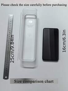 Awaoko 4个长方形食品储物盒，可重复使用的塑料冰箱收纳盒，用于存放葱、欧芹、香菜、大蒜、面条、鸡蛋等，带盖，建议手洗，厨房必备，返校季好物，食品储物厨房用品，厨房配件，厨房工具