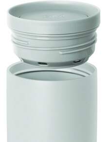 Taza de Café para Viaje con Tapa 360°| Vasoérmico de Acero Inoxidable Aislado con Revestimiento de Cerámica| Regalos para Mujeres| Voyager Colección| 470 ml.| Salvia de vidrio marino - Patrón: Caleidoscopio - Ver 4