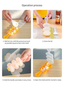 1pc, Seaweed Nori Punch Embossing Device Cutter, Smile Wink Face Rice Ball Onigiri Mould, DIY Sushi Tool, For Lunch Box Bento Box Decoration, Kitchen Gadgets, Kitchen Accessories Kitchen Items Kitchen Accessories Kitchen Tools - Pink - View 11