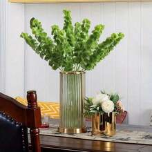 4 Pcs Simulated Shell Leaf Artificial Flower Bell Grass Flower Bells Of Ireland Arrangement Home Office Arrangements Indoor Outdoor Decoration - Màu xanh lá - Xem 7