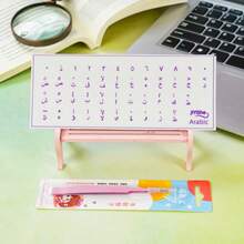键盘贴纸 透明侧刻可移除贴纸 适用于台式机笔记本电脑通用 - 紫色 - 查看 2