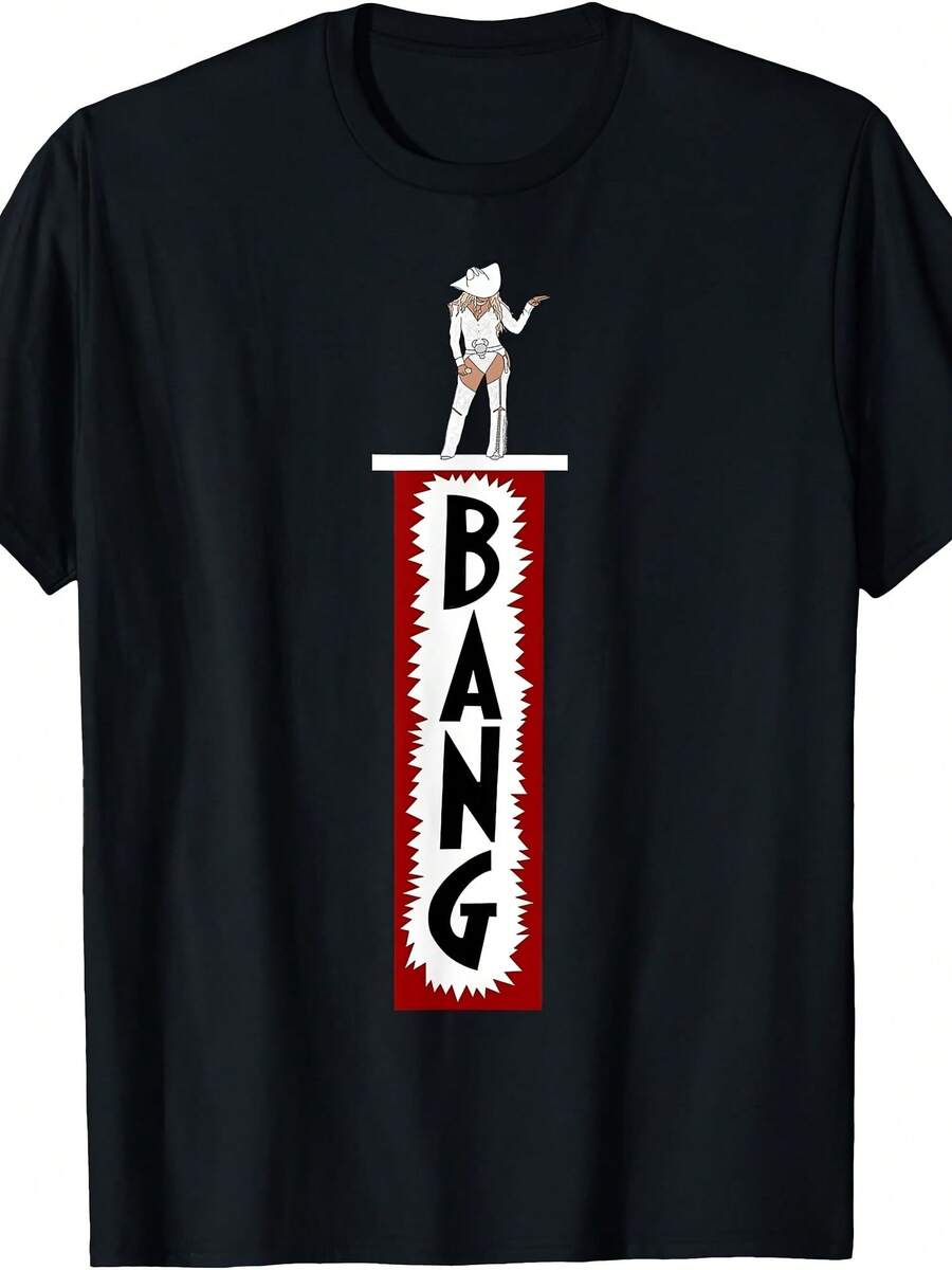 Western Cowgirl Country Cowboy Rodeo BANG T-Shirt - 款式29 - 查看 1