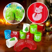 2/6/12/24/36/60 Stück Zauberfedern als Weihnachtsparty Geschenke, Weihnachts-Spiralfedern für Kinder, Mini Zauberfedern Spielzeug für Kinder - Weihnachtsparty Geschenke, Weihnachtsgeschenkbox Füllungen, Weihnachtsgeschenke, Weihnachtsspielzeug