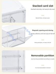 Bohemian Stil Acryl Vitrine, geeignet für Figuren, Puppen und Sammlerstücke - transparente Aufbewahrungsbox mit selbstklebender Montage, wiederverwendbar, perfektes Weihnachtsgeschenk